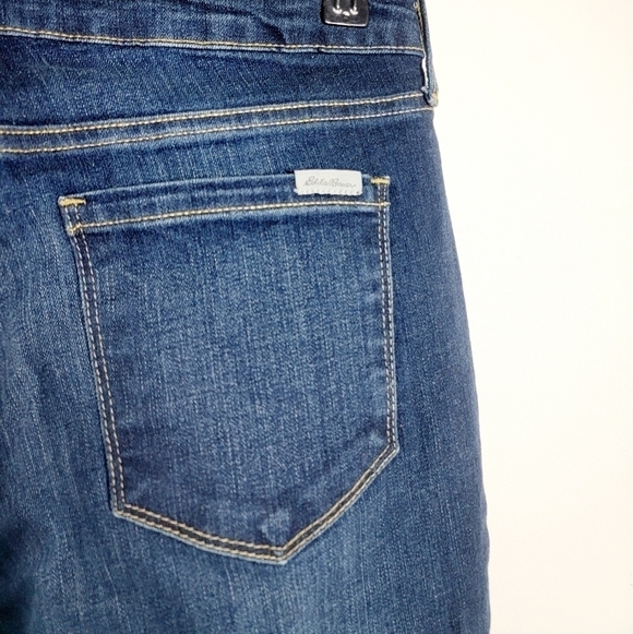 Eddie Bauer Especially Died Curvy Boot Cut Women's Jeans Size P4 - Picture 3 of 6